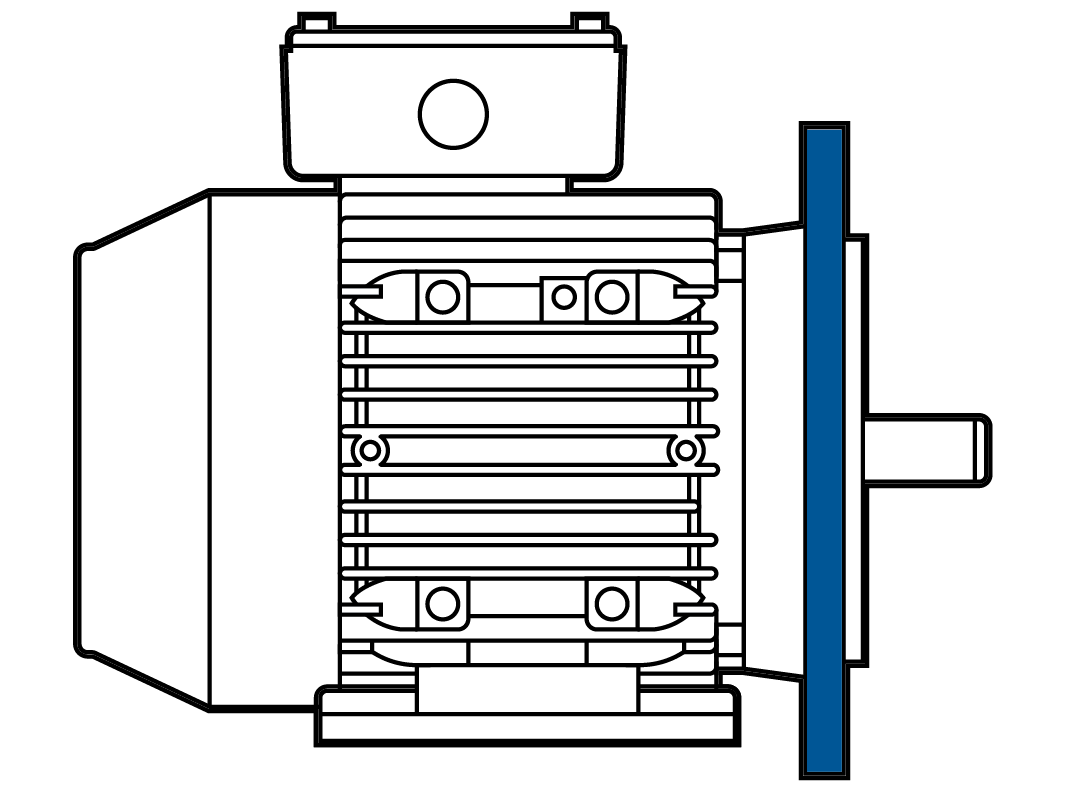 SOCO Motor Flange D Mounting 0326